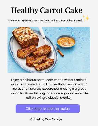 healthy carrot cake
